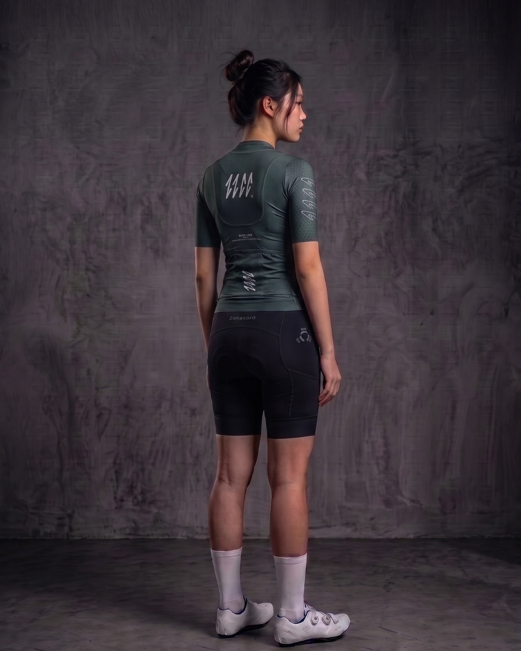 Summer Essential Pro Jersey — Forest, model view