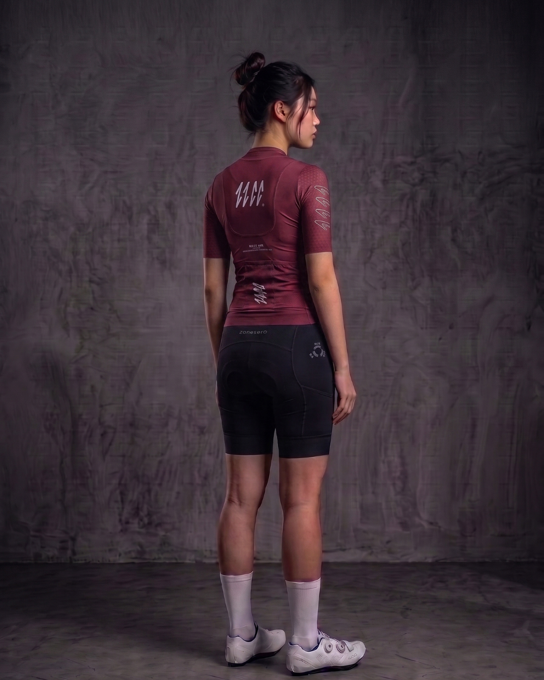 Summer Essential Pro Jersey — Merlot, model view