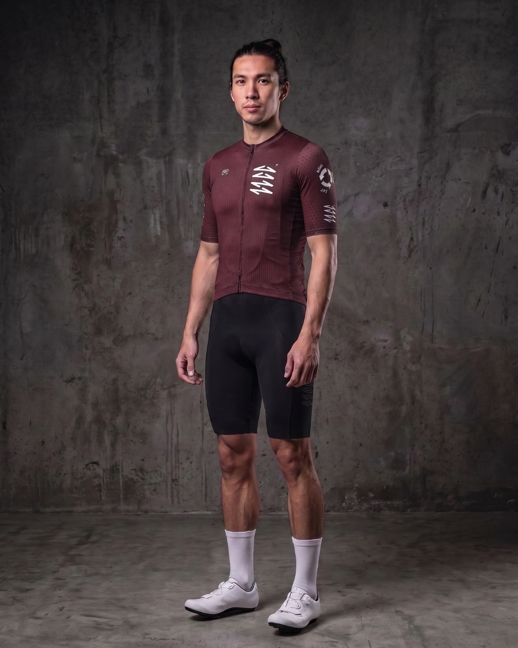 Summer Essential Pro Jersey — merlot, model view