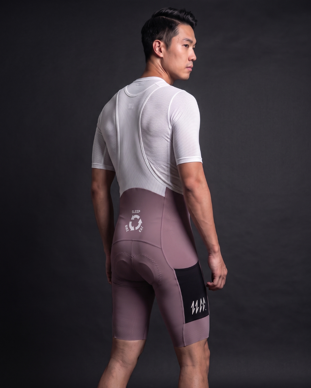 Element Duo Cargo Bib — Smoke Purple, studio detail