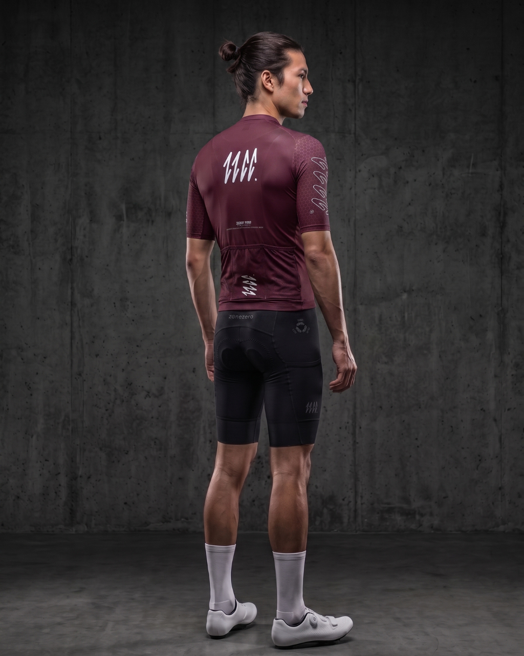 Summer Essential Pro Jersey — merlot, model view