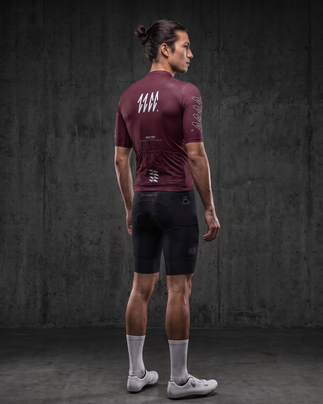 Summer Essential Pro Jersey — merlot, model view
