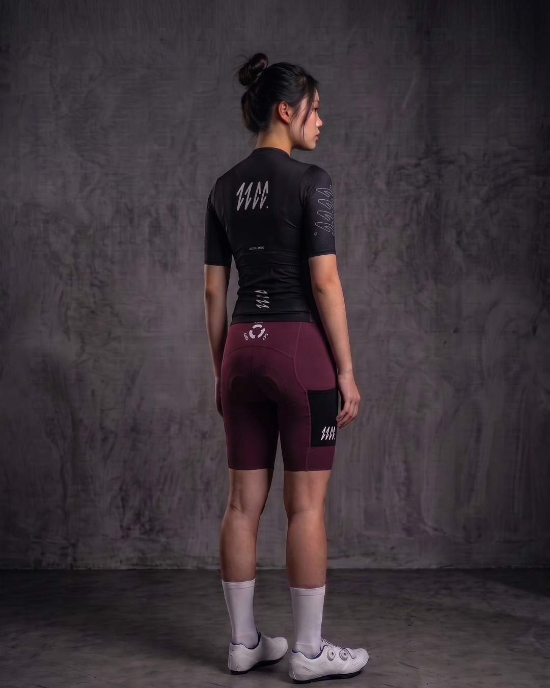 Velo Streak Pro Jersey — Black, model view