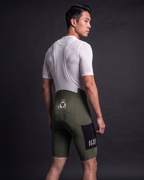 Element Duo Cargo Bib — Olive Green, studio detail
