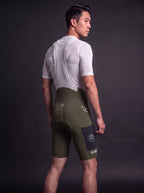 Men’s SIU MĀAI × ZZCC Central Mountain Range cargo bib shorts