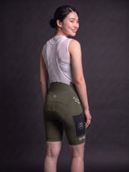 Women’s SIU MĀAI × ZZCC Central Mountain Range cargo bib shorts