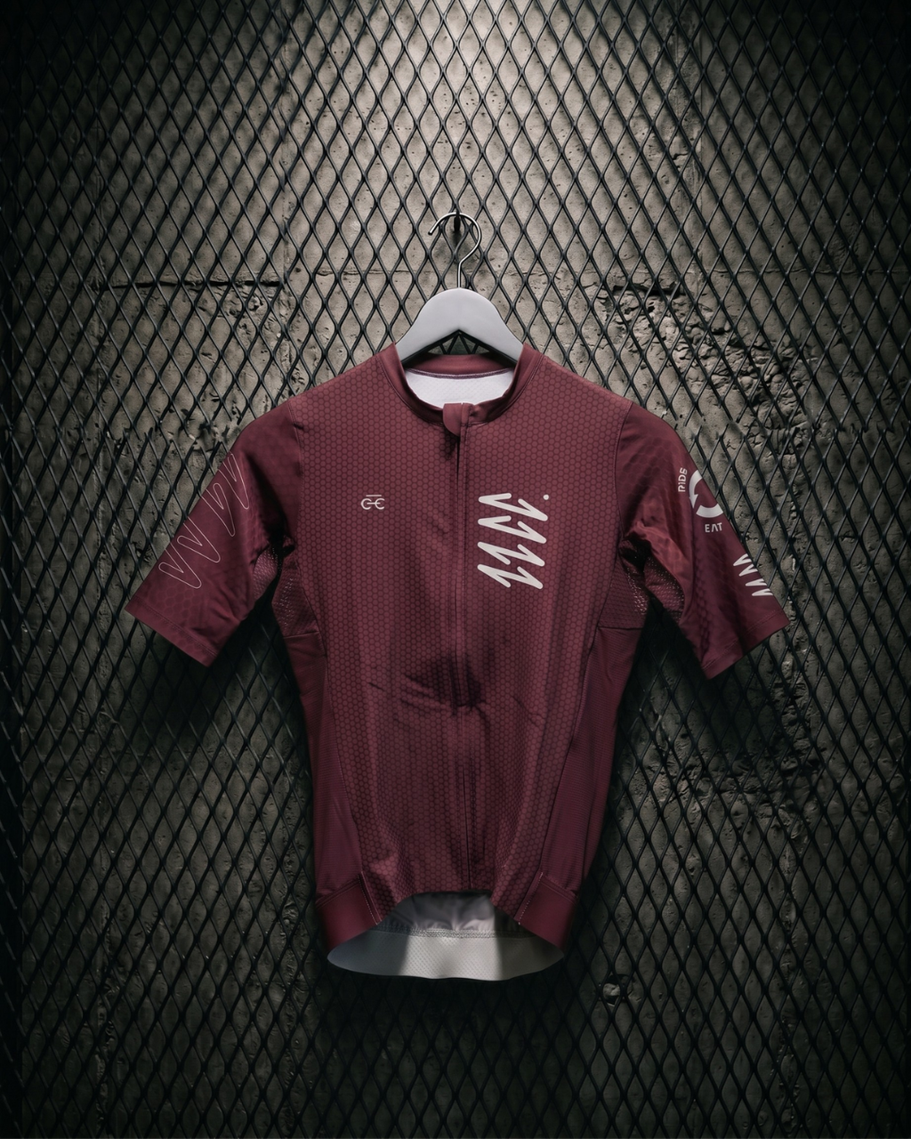 Summer Essential Pro Jersey — Merlot, front view