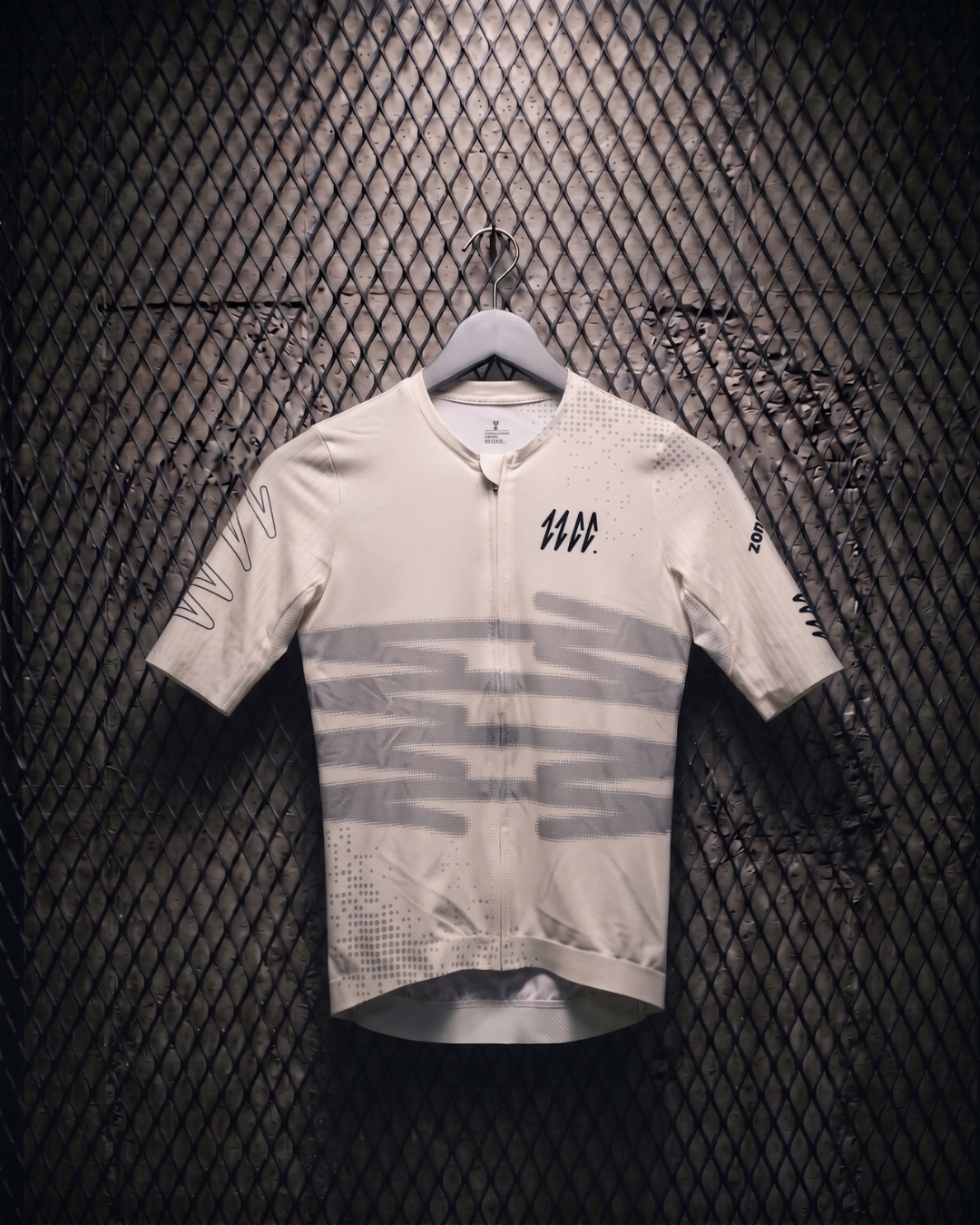 Velo Streak Pro Jersey — White, front view