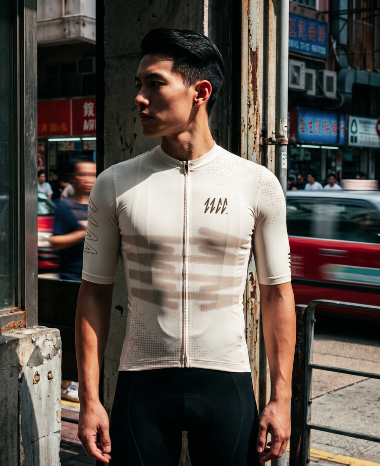 Velo Streak Pro Jersey — White, lifestyle 4