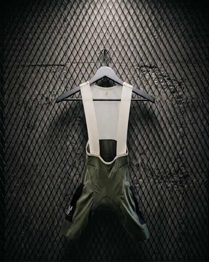 Element Duo Cargo Bib — Olive Green, front view
