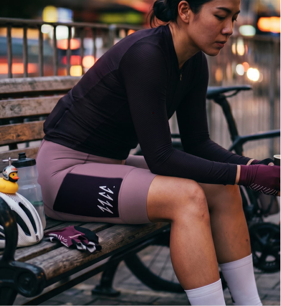 Element Duo Cargo Bib — Smoke Purple, lifestyle