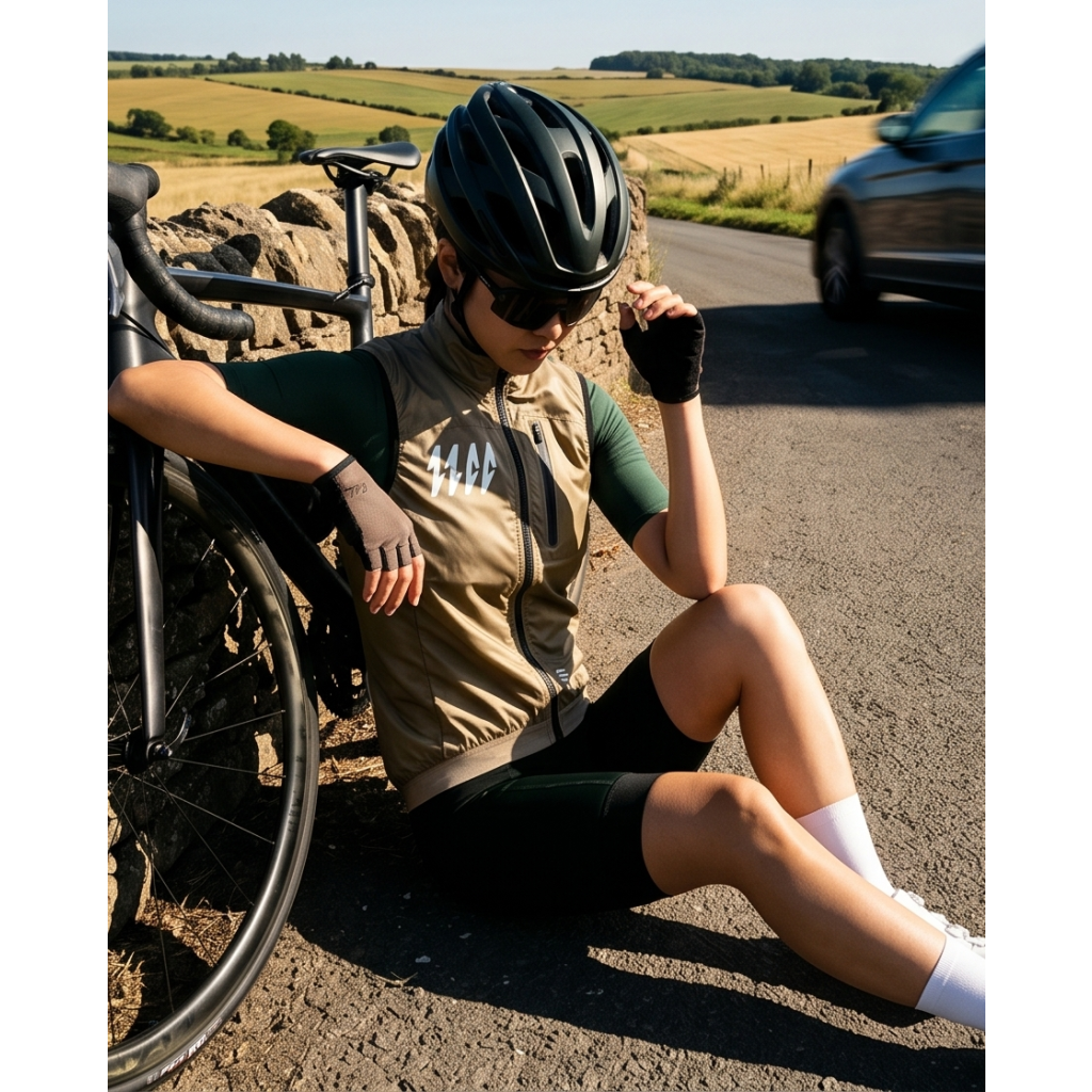 Breezer Gilet — Light Taupe, lifestyle