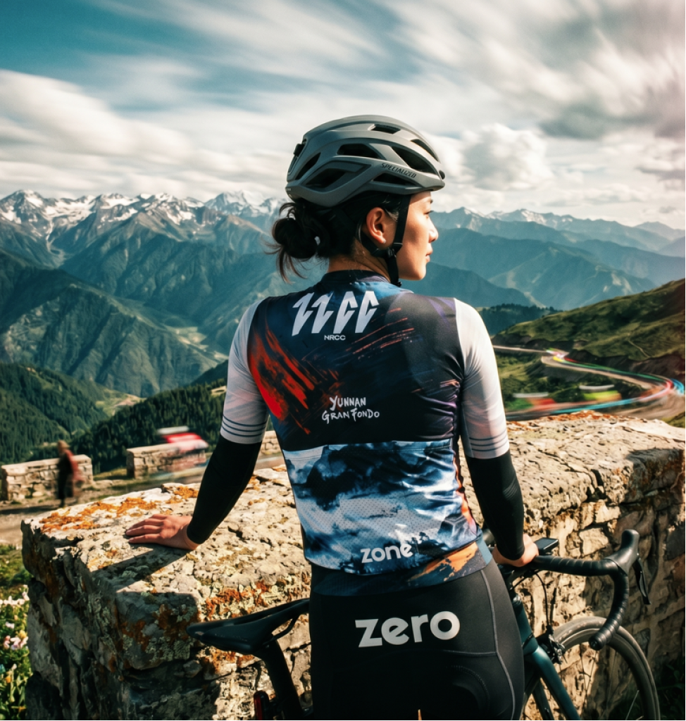 HRCC x ZZCC Yunnan Gran Fondo 2025 Jersey Woman — lifestyle 1