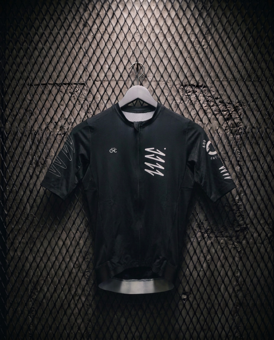 Summer Essential Pro Jersey - Black , front view