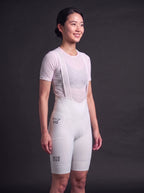 Element Relay Cargo Bib in white, women’s front view