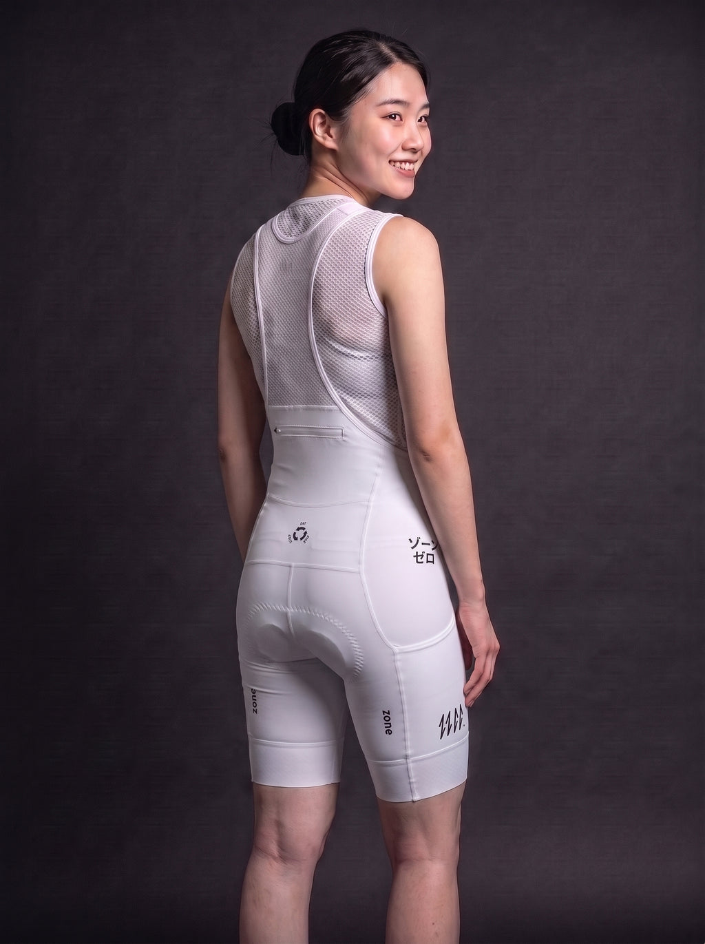 Element Relay Cargo Bib in white, women’s rear view