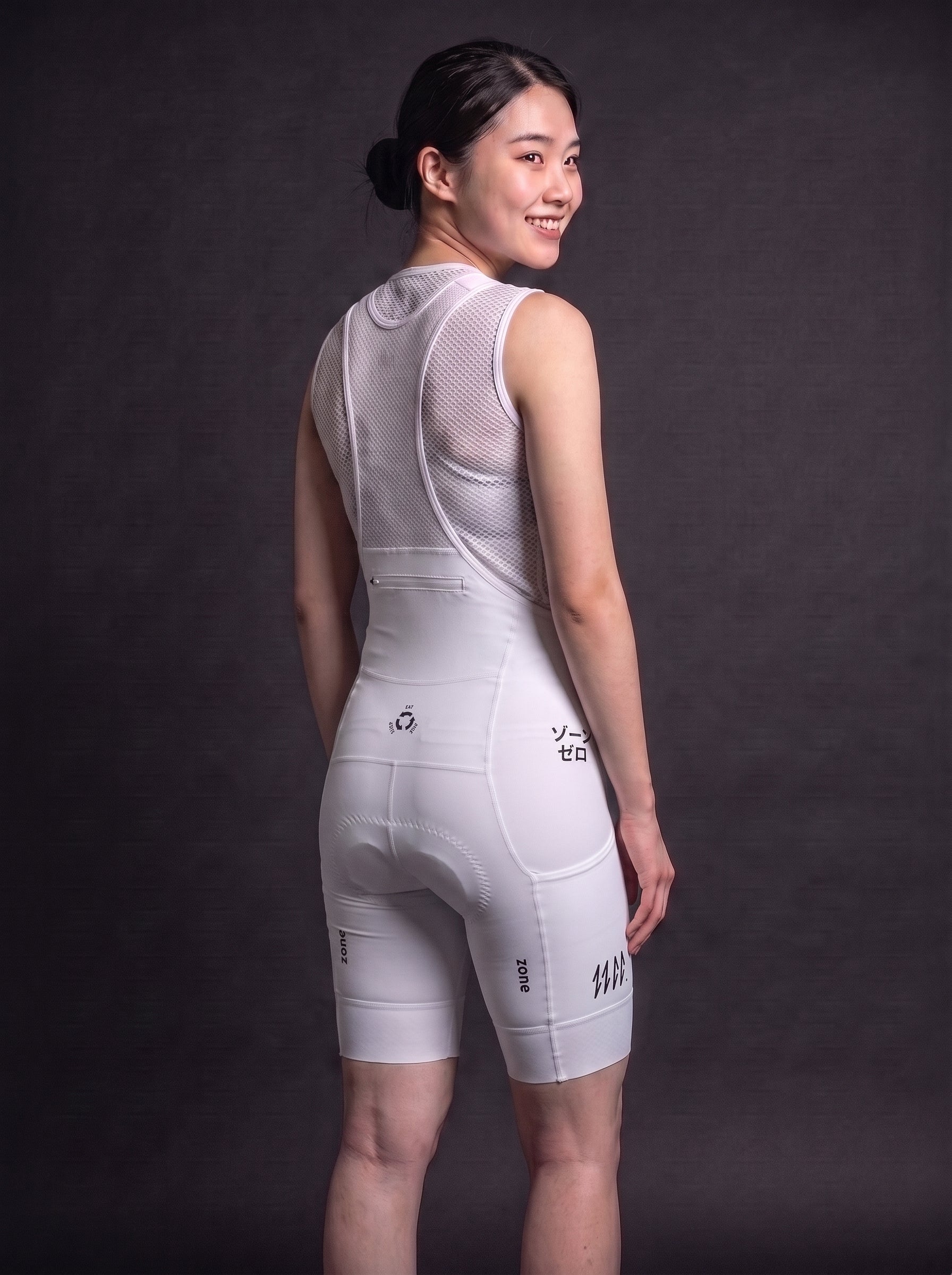 Element Relay Cargo Bib in white, women’s rear view