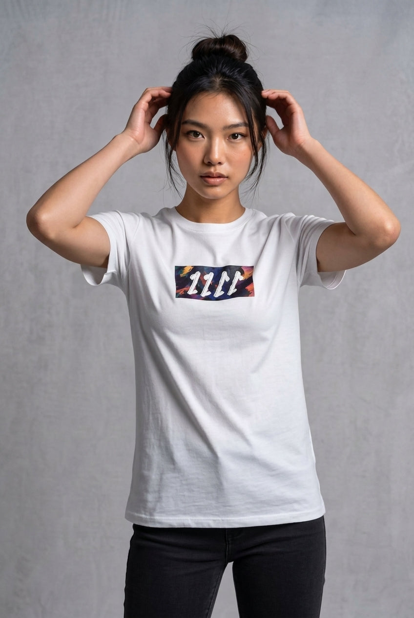 Transition Tee | Spectrum Link | White
